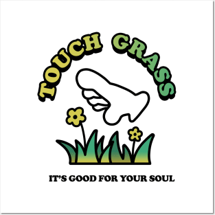 Touch Grass Posters and Art